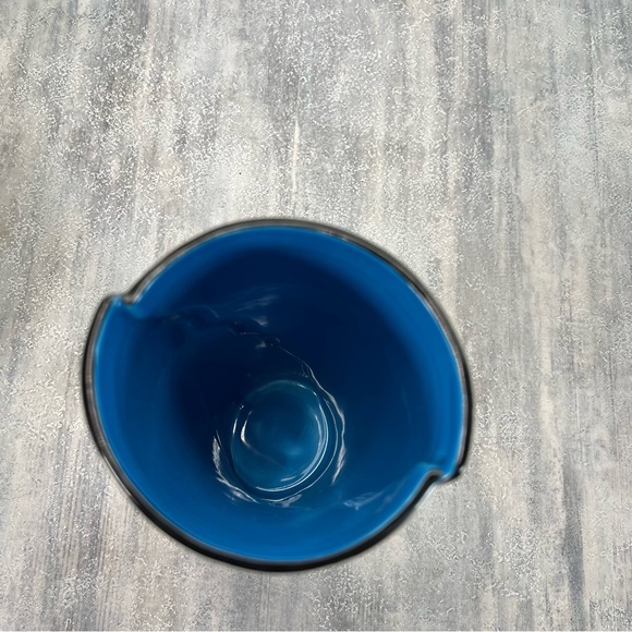 1989 Hallmark Cards Inc. Ceramic Vase White Blue Vintage - Picture 2 of 7